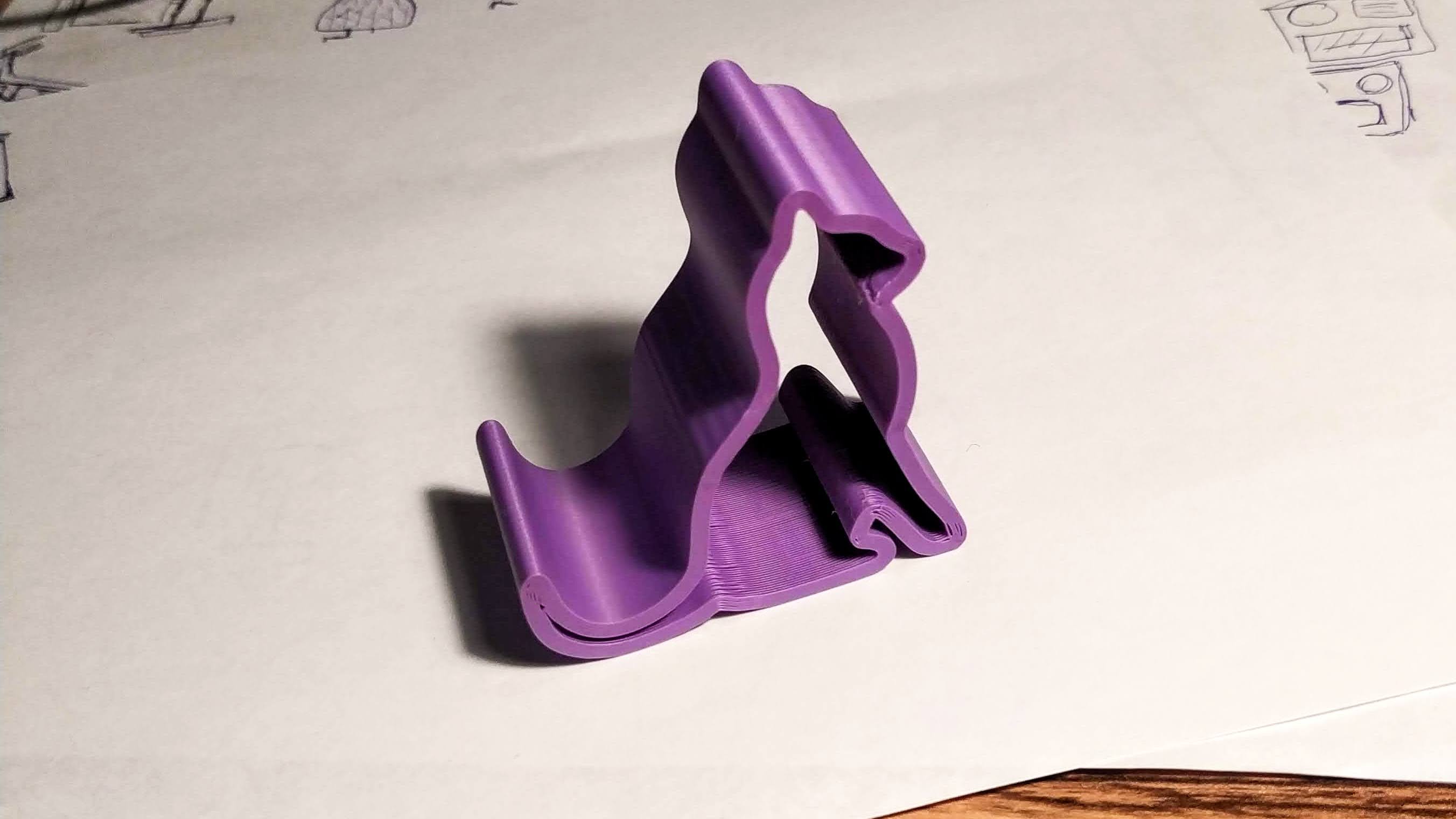 Kitty Cat Silhouette Phone Holder