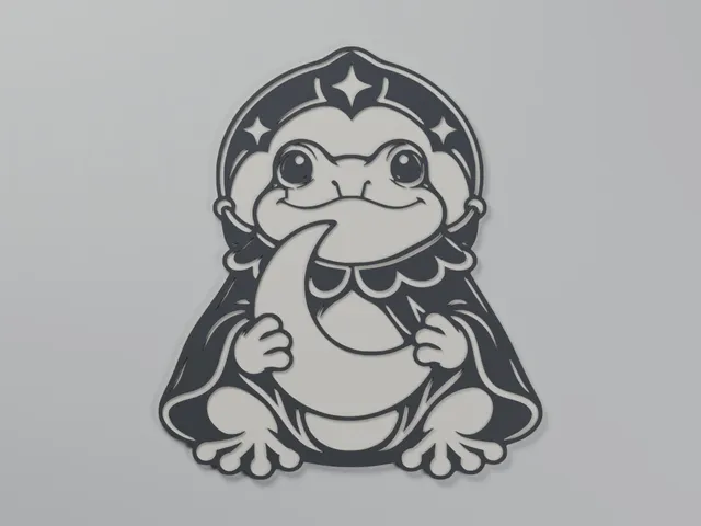 Moon Keeper Frog Wall Art