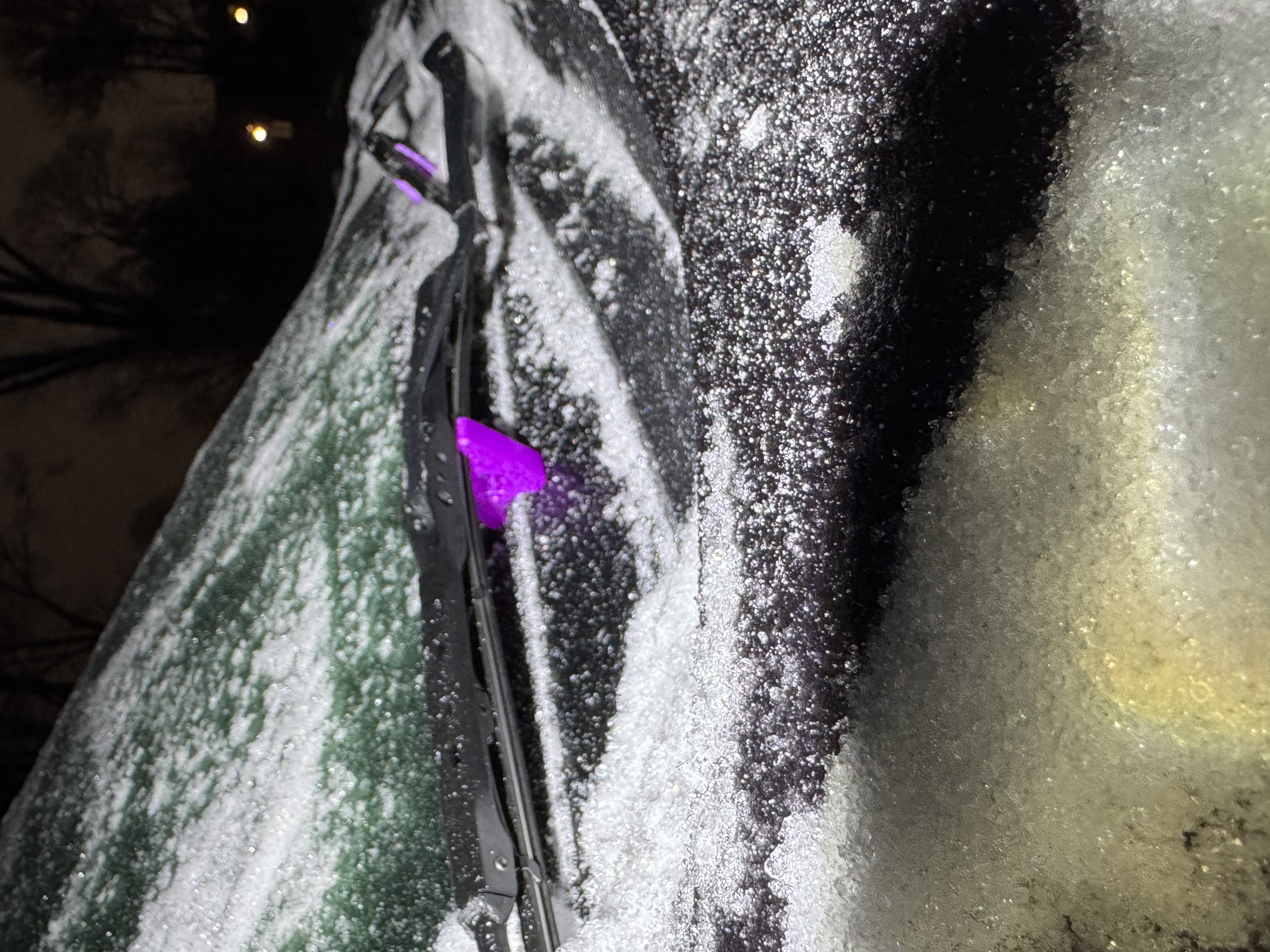 Windshield Wiper Snow Teepee