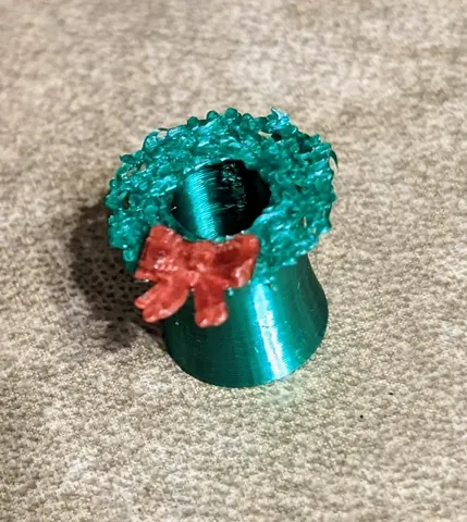 Christmas Wreath Ear Gauge