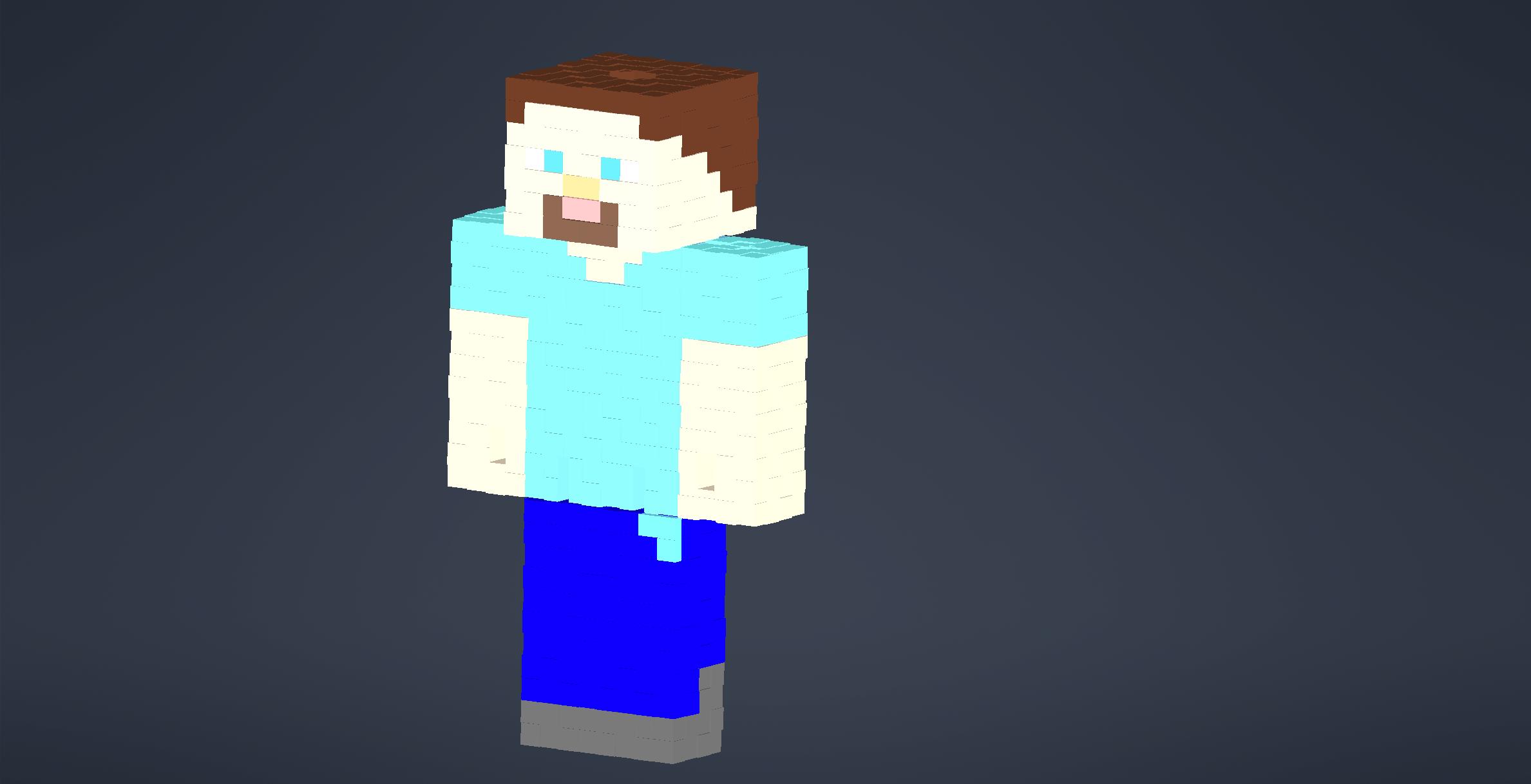Minecraft Character 2d Minecraft Steve + Alex by Coufi | Printables Store