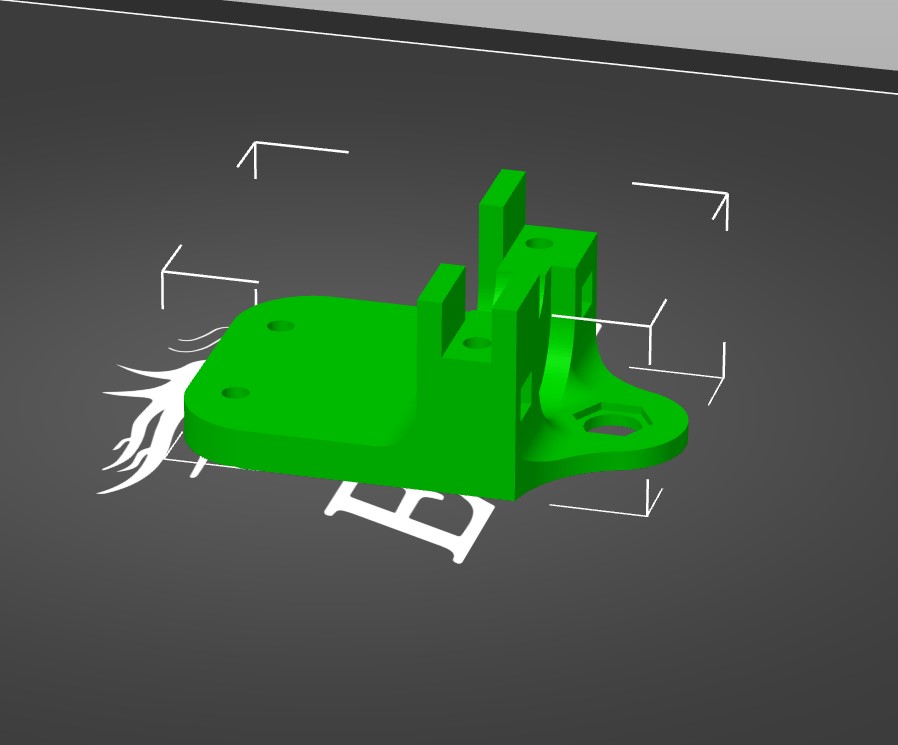 E3d V6 stand for Biqu B1 by Rodrigo Martinez Download free STL model