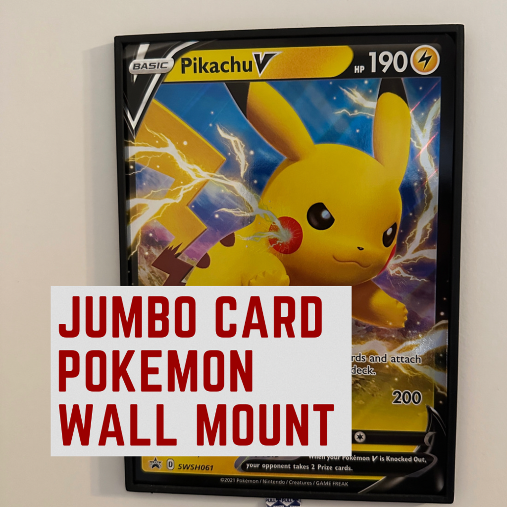Jumbo Pokemon Card Wall mount