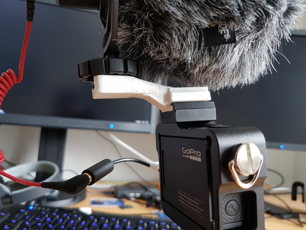 GoPro Rode VideoMic Micro Adapter by flazer Download free STL