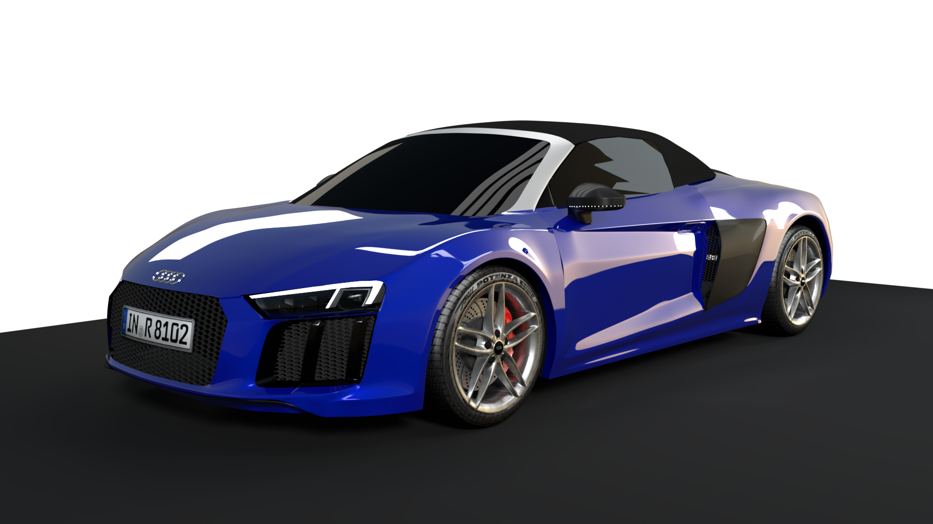 Audi R8 Spyder 3D Model por Adam Gigi Krajíček | Descargar modelo STL ...
