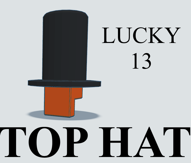 LUCKY 13 Top Hat