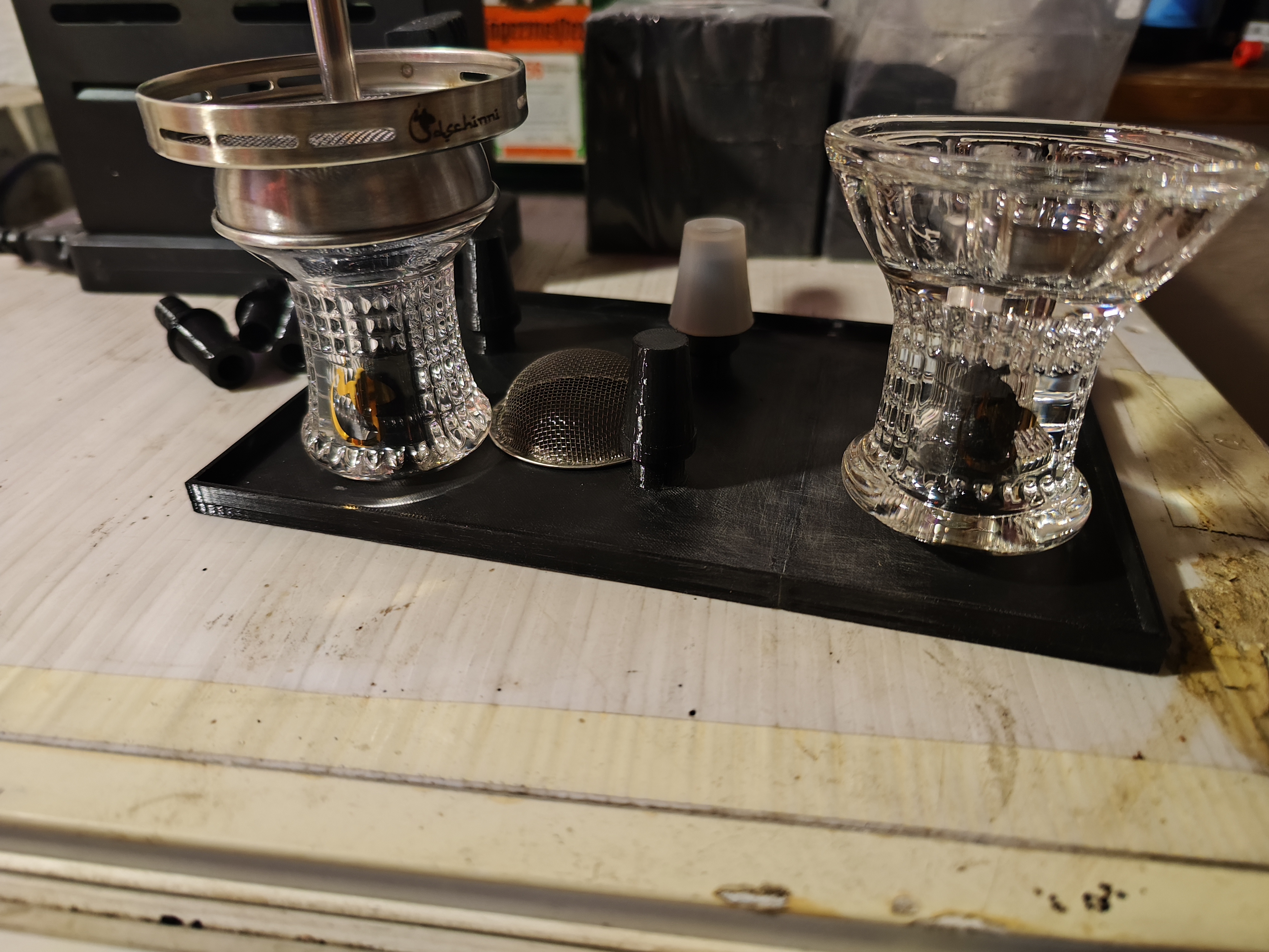 Shisha holder with ring