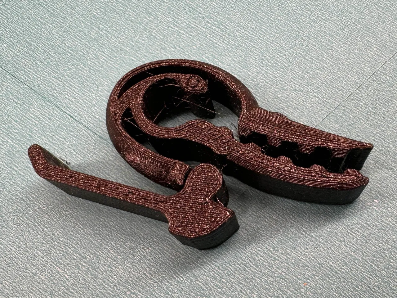 Alligator Chip Clip by fl_mike, Download free STL model