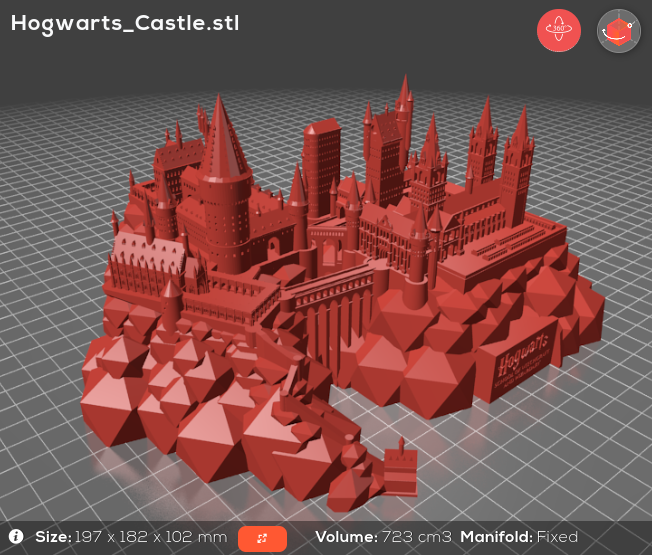 hogwart's castle