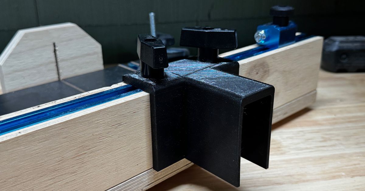 Tablesaw Crosscut Sled Blade Guard by thelanlegend Download free STL model