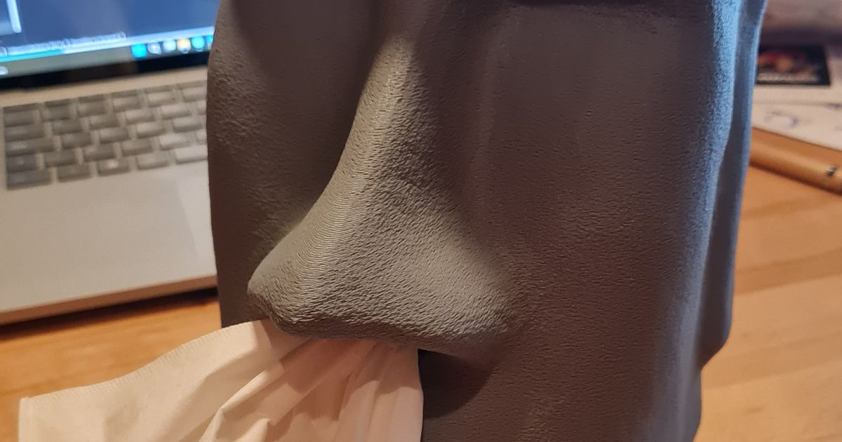 Moai Tissue Dispenser by Dobainier Download free STL model
