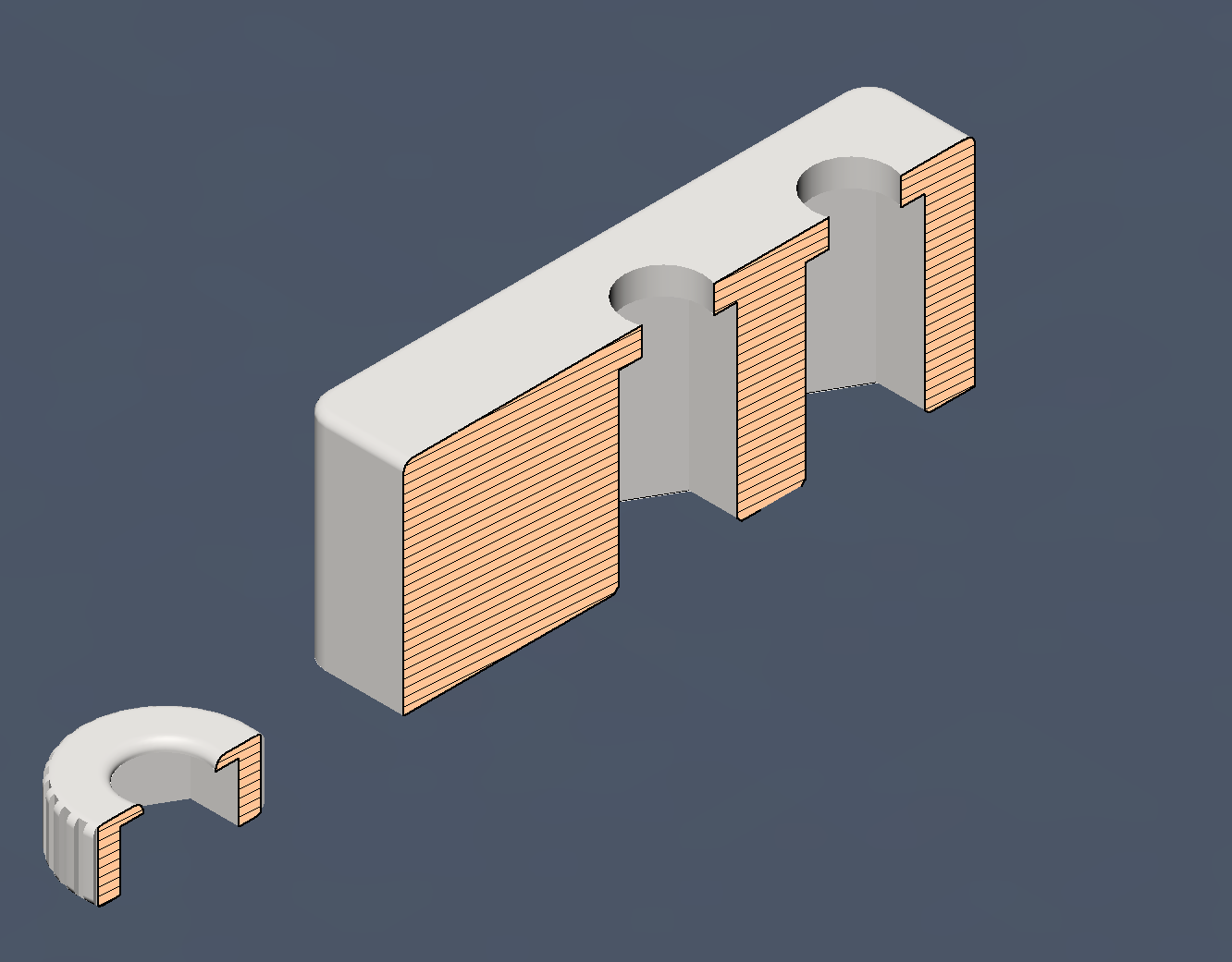 Bearing PET bottle cutter using 8x22x7mm roller skate bearings. by