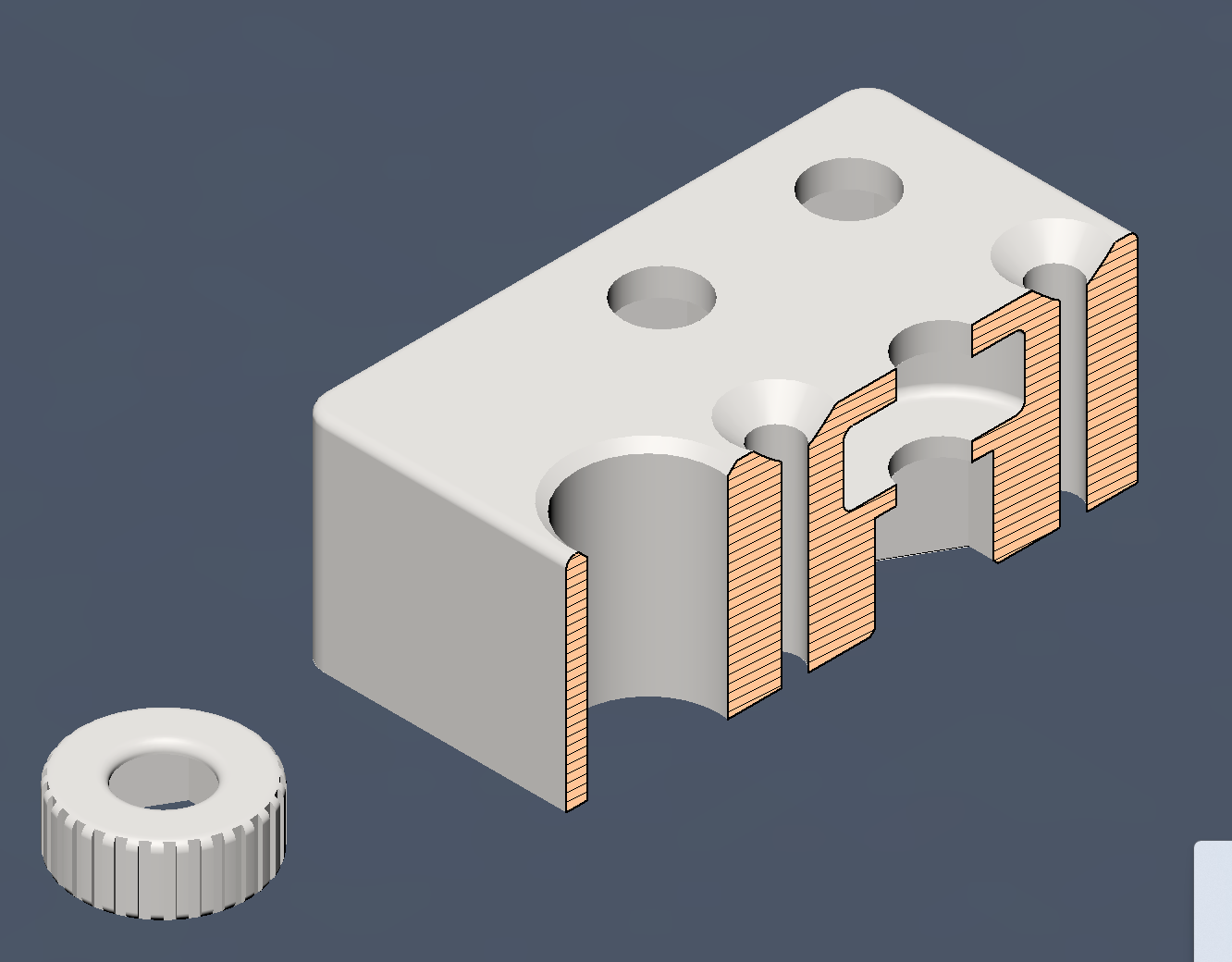 Bearing PET bottle cutter using 8x22x7mm roller skate bearings. by