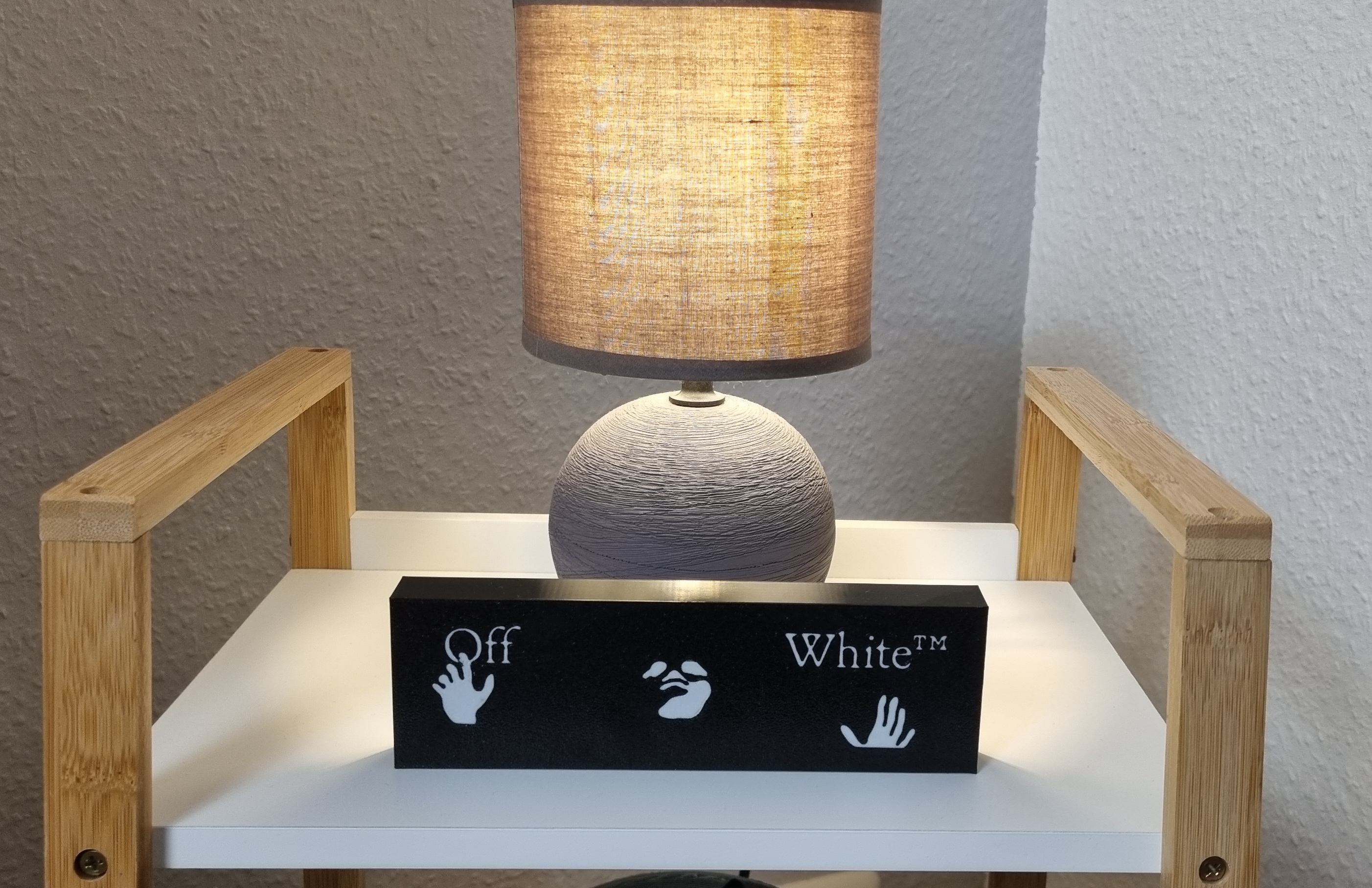 Off White - decor / display / logo