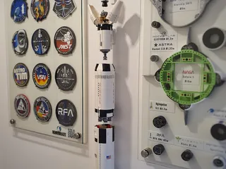 LEGO Saturn V wall hooks (front support now available) by steair, Download  free STL model