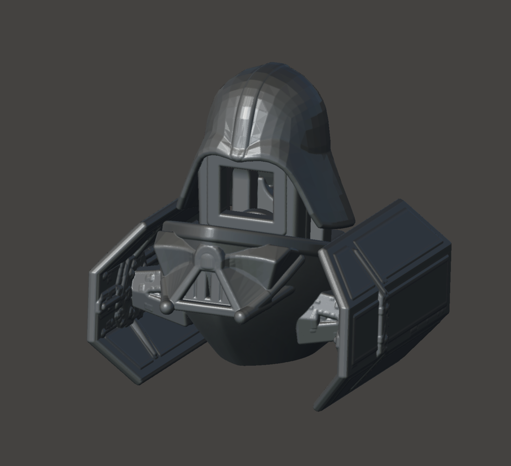 Lord Vader Tie Fighter Benchy