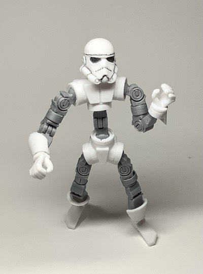 fully posable robot by JMV38 | Download free STL model | Printables.com