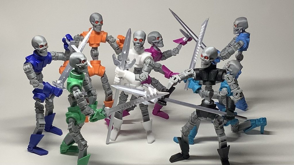fully posable robot by JMV38 | Download free STL model | Printables.com