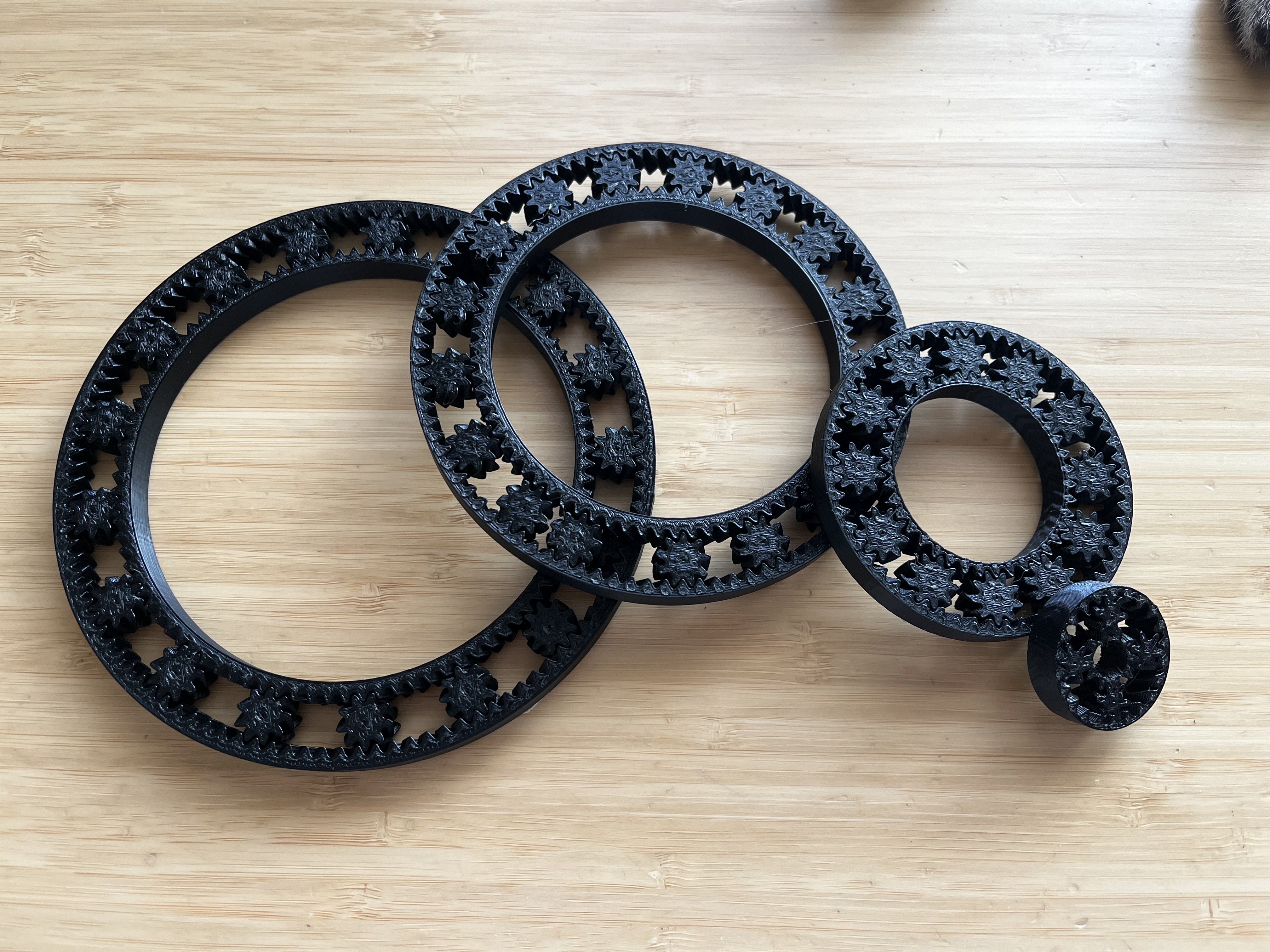 "Bearings" 100mm --> 608Z Print in Place 3D model