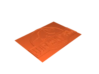 Jurassic Park Logo Badge fan Art Swap At Layer Height By Ian Smalley 