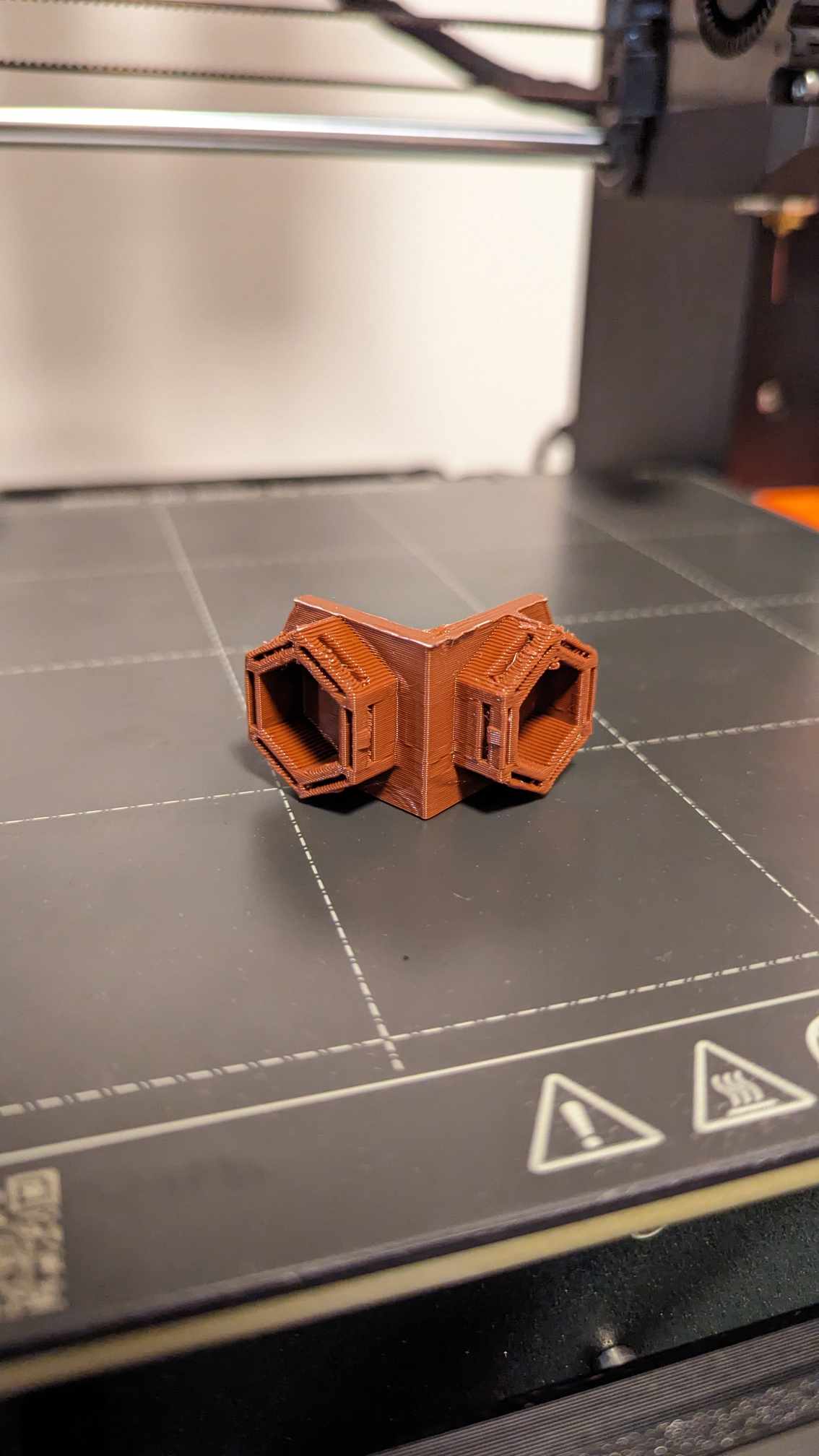 HSW Corner joiner - connectors rotated 90°