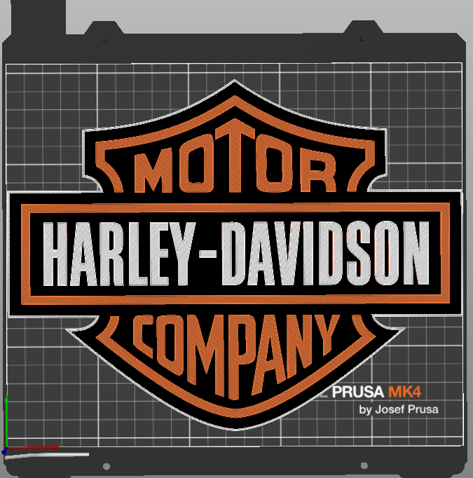 Harley-Davidson Plaque Multi-Color Friendly