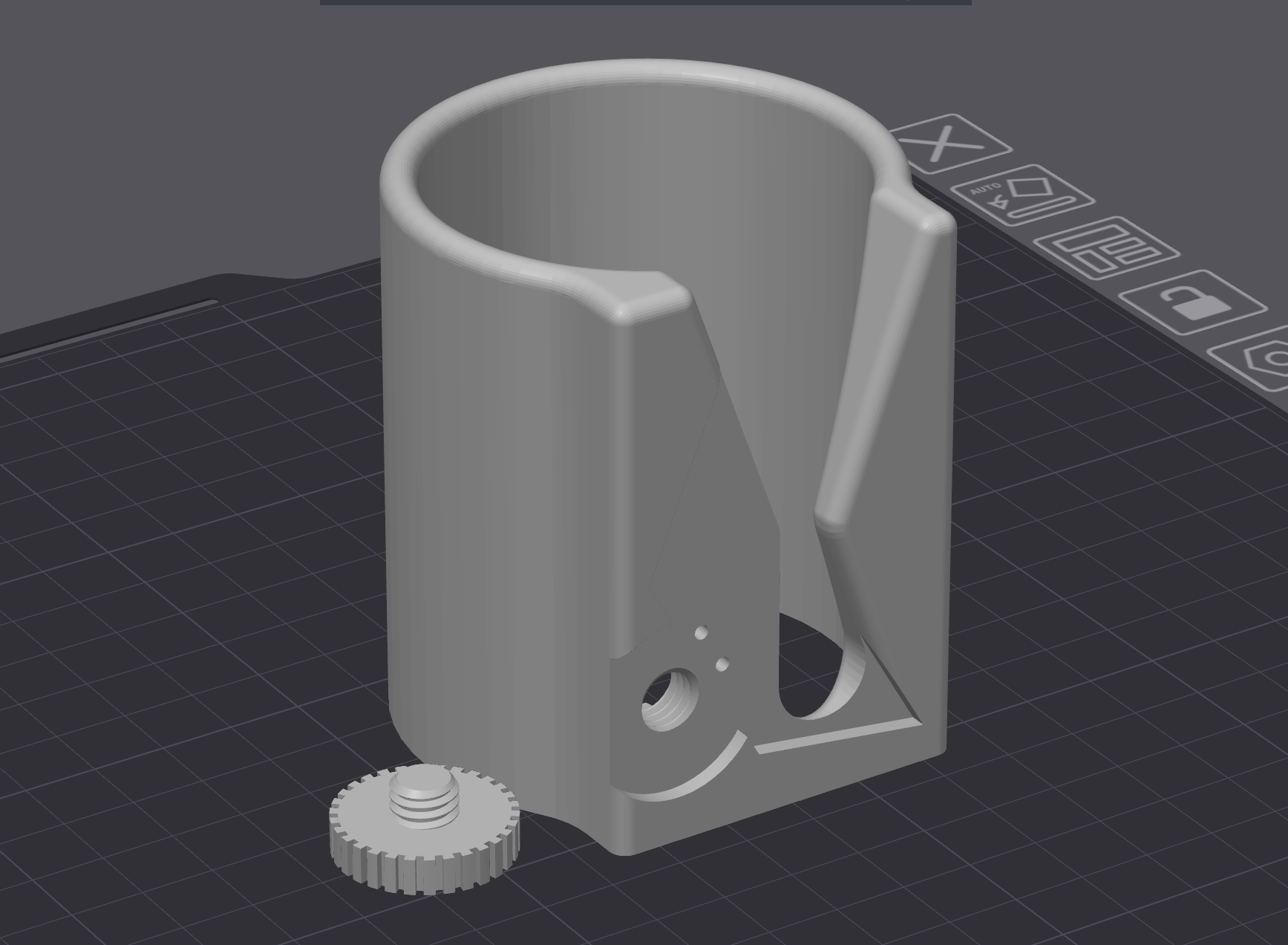 Fully Printable Utility Knife Wrapping Paper Cutter by Kal_43 Download free STL model