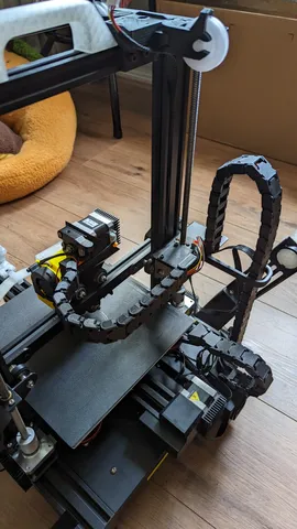 Ender 3 v2 Neo Cable Chain and Direct Drive extruder mount