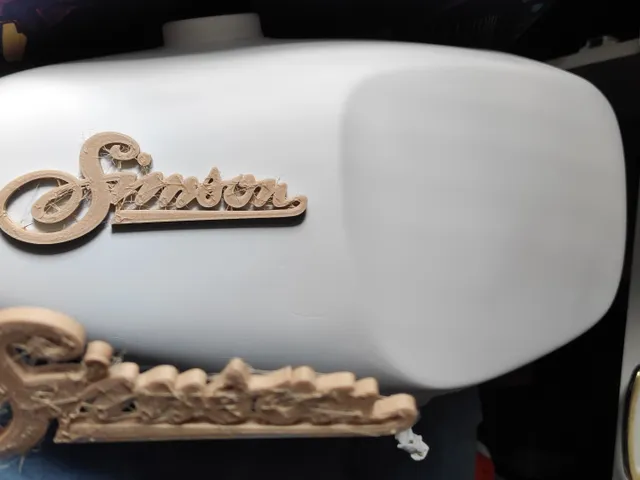 Simson Schriftzug alt