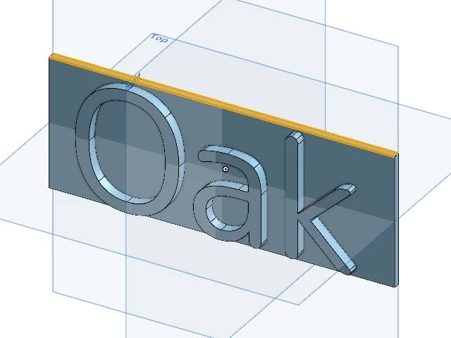 Oak label