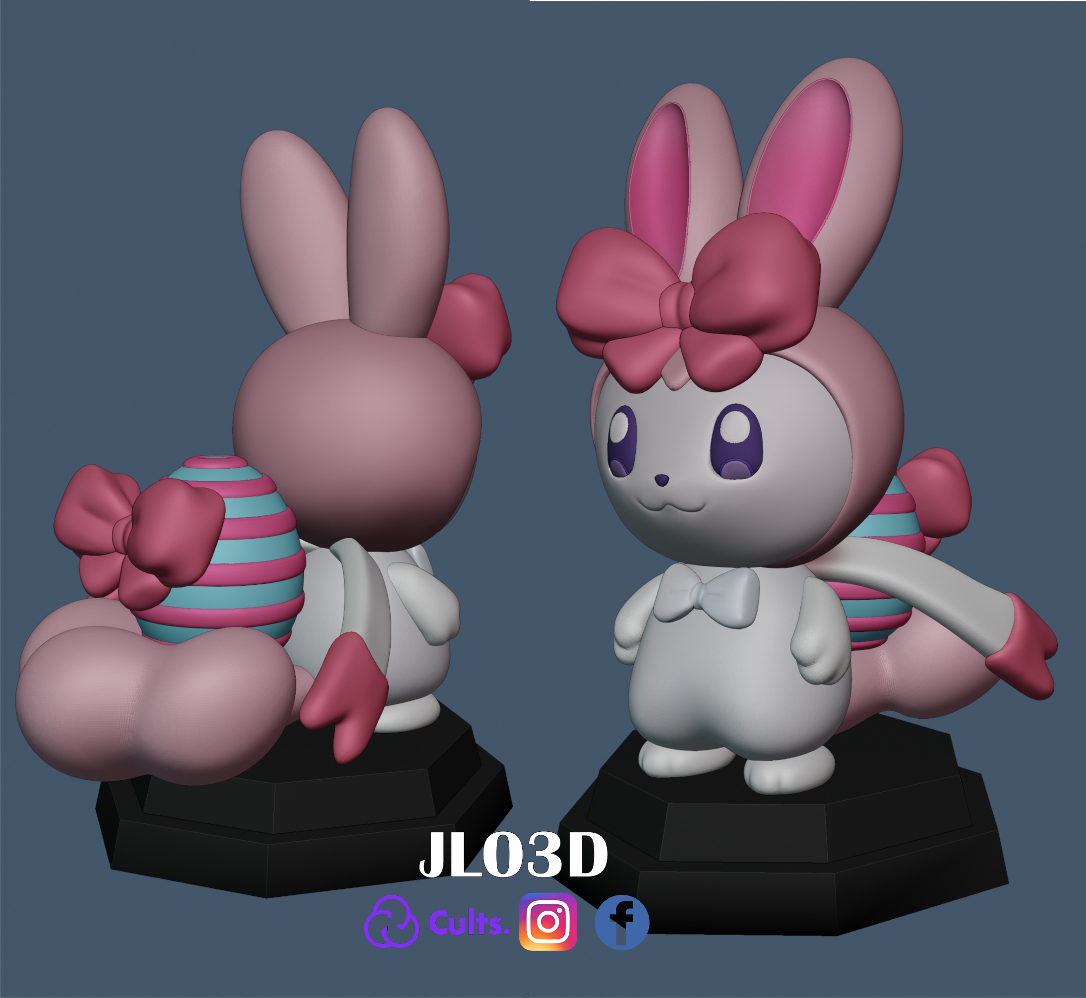 Ribbuny Easter - Palworld Figure