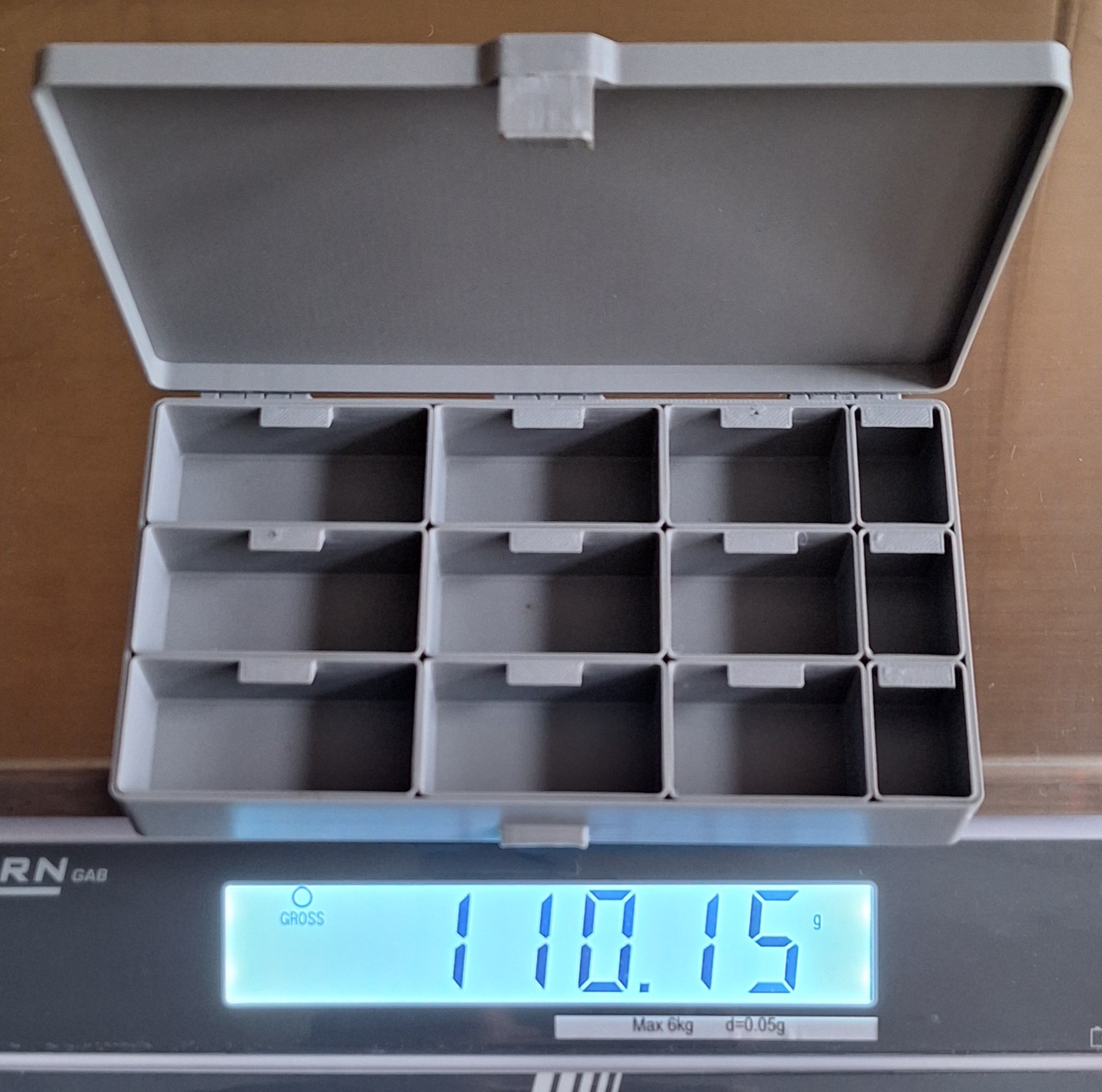 Assortment box for small parts