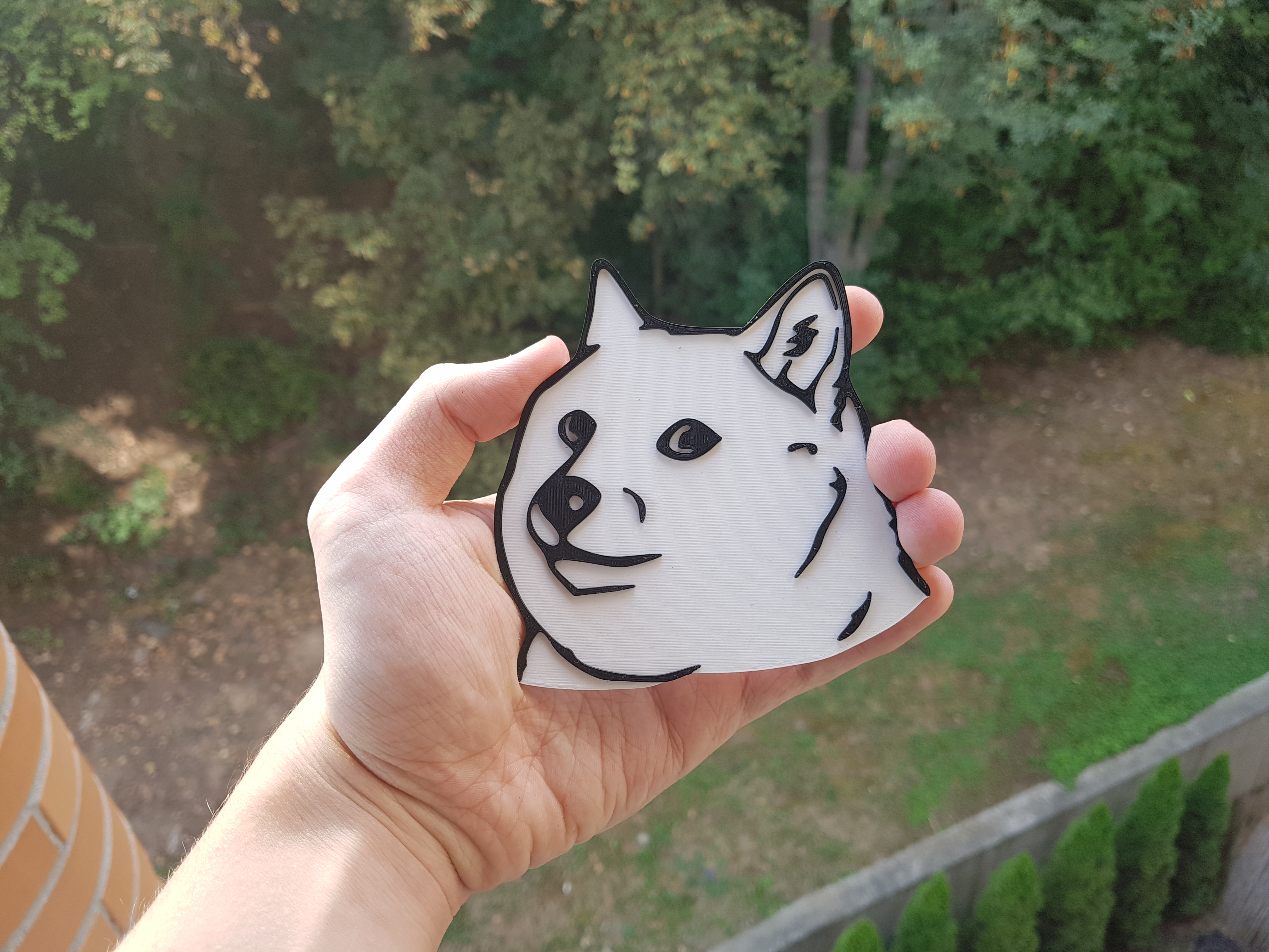 Miniatura 2 do modelo 3D Doge Magnet