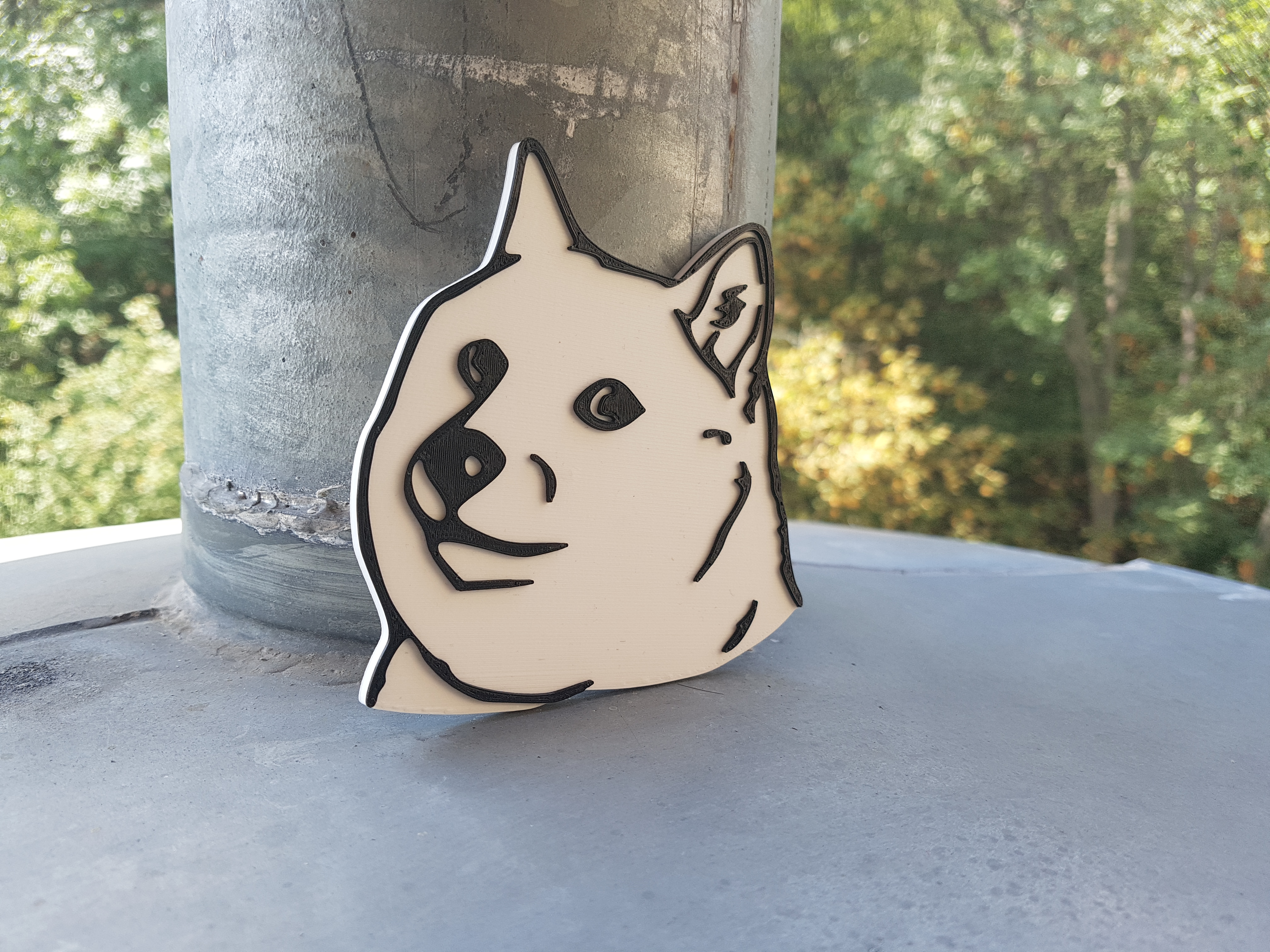 Miniatura 3 do modelo 3D Doge Magnet