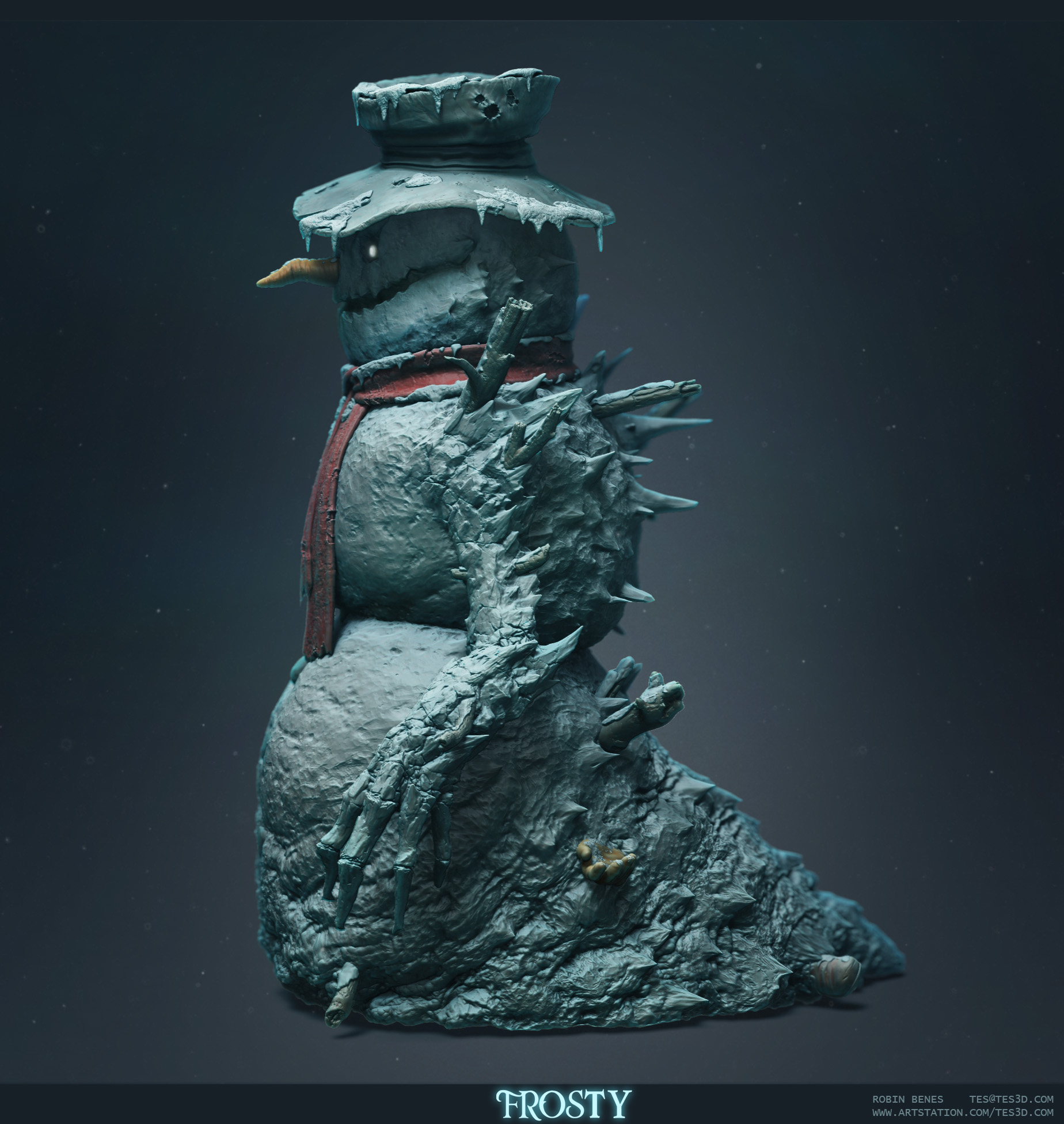 Frosty - The Cold Devourer By Tes3d | Download Free STL Model ...