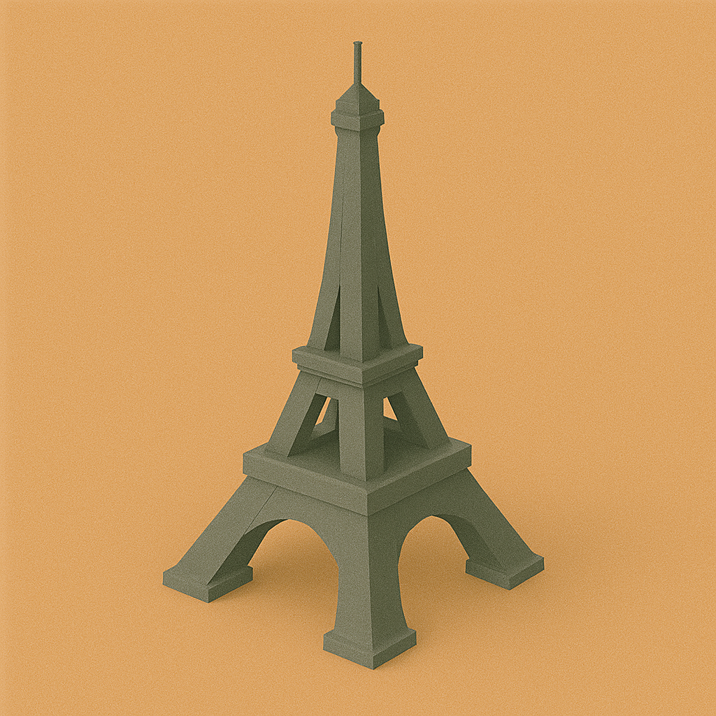 Low Poly Eiffel Tower