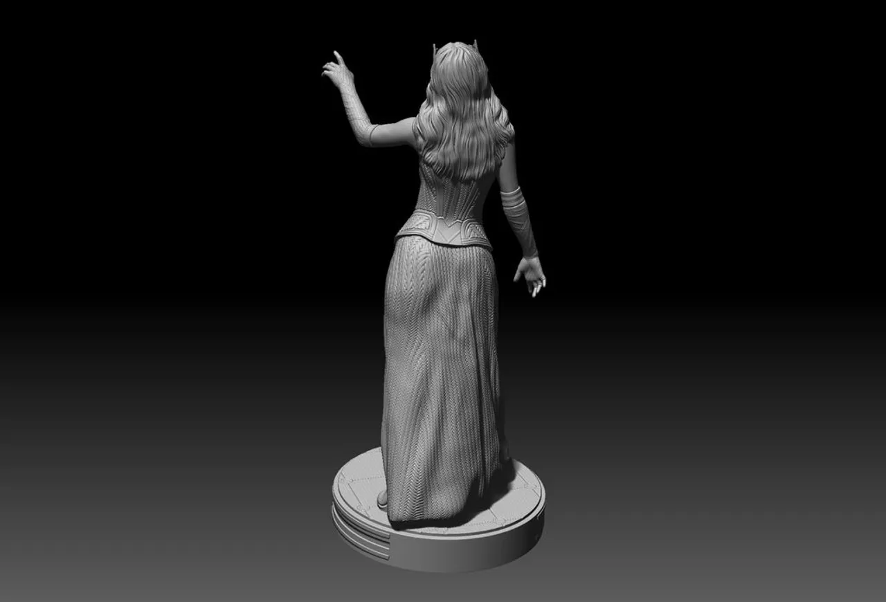 Scarlet Witch H000316 file stl free download 3D Model for CNC and 3d  printer – Free download 3d model Files