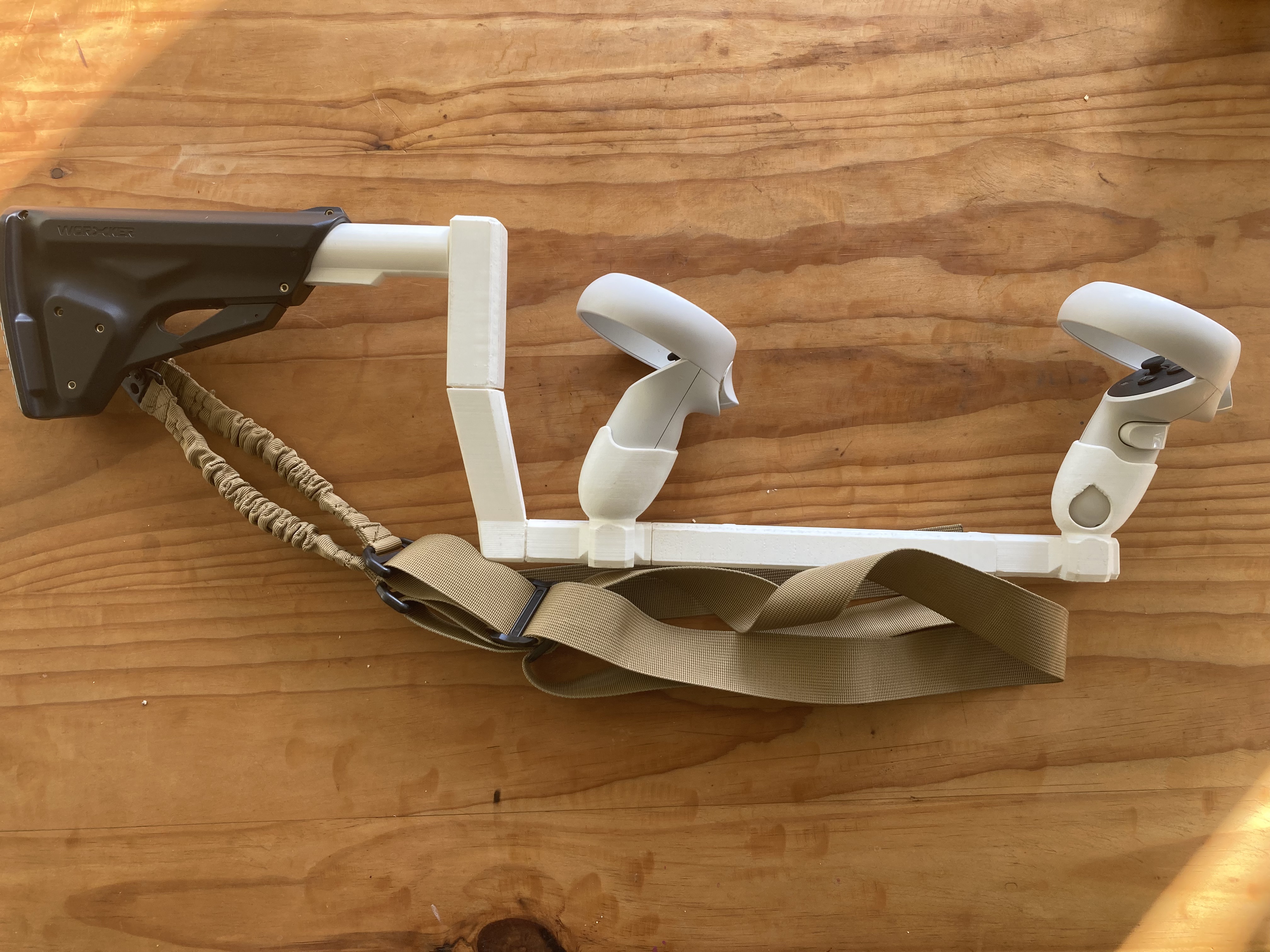 Simple VR Gunstock for Meta Quest 2/3