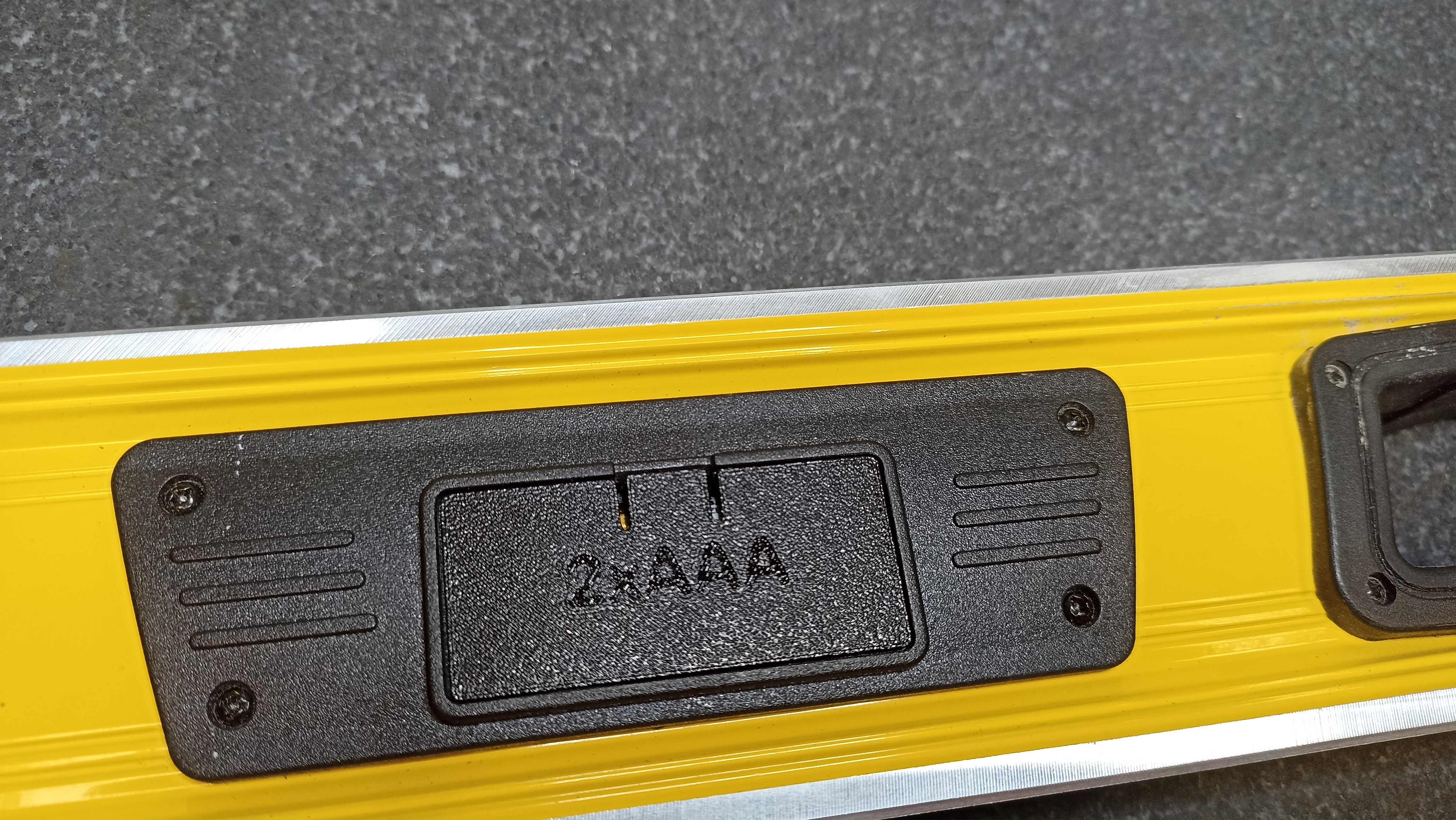 Battery cover for spirit level Stanley Fatmax