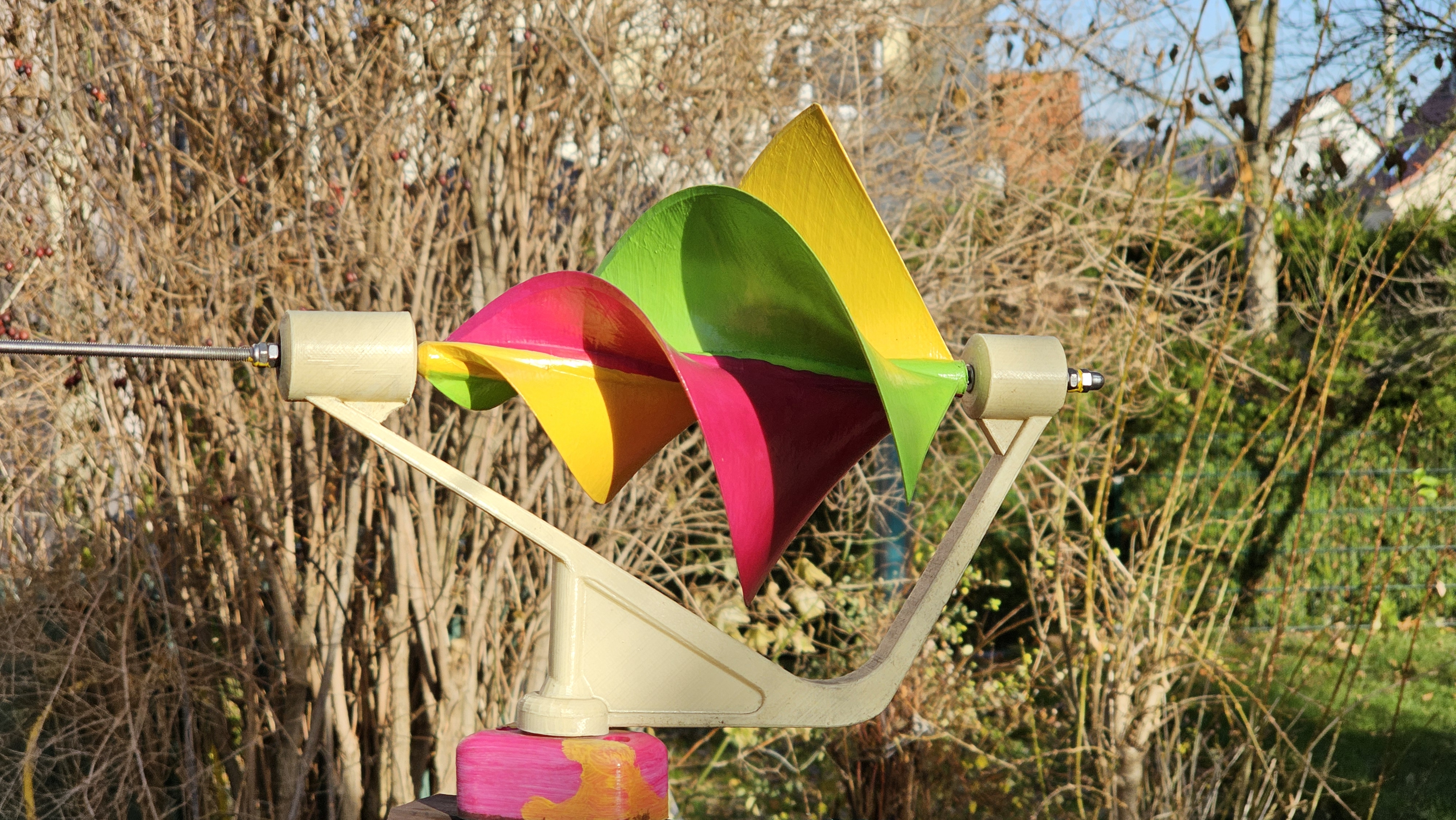 Archimedes wind chime