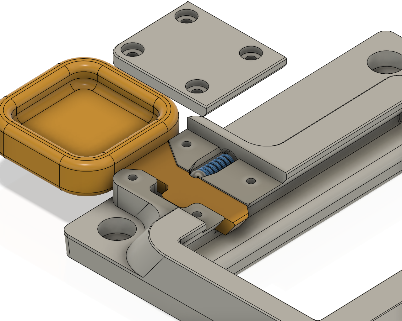 Vesa 100 Quick Release by Matzetas Download free STL model