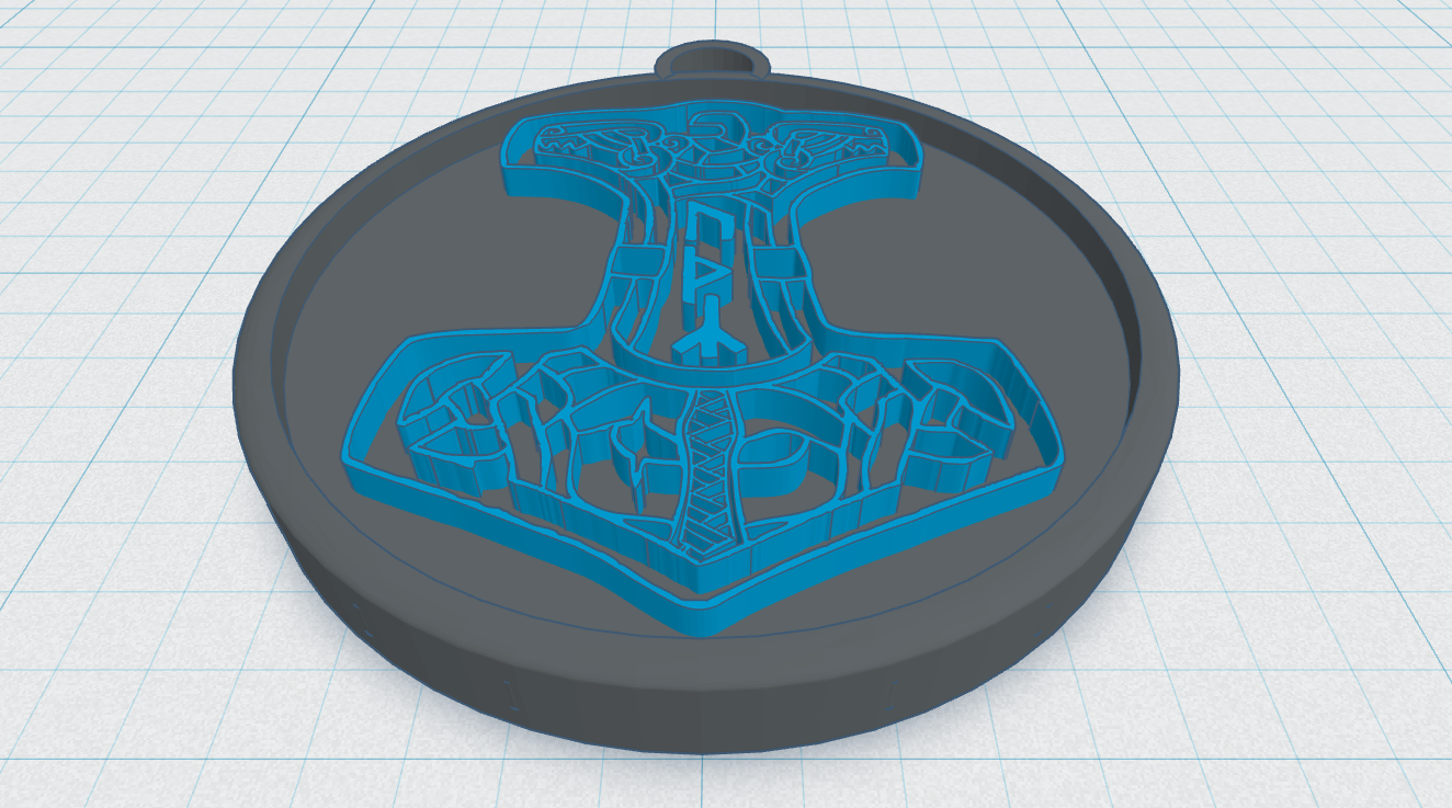 Viking / Norse Thor's Hammer 35 by Peter Ennist Download free STL