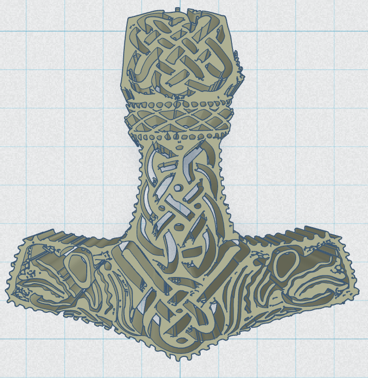 Viking / Norse Thor's Hammer 45 by Peter Ennist Download free STL