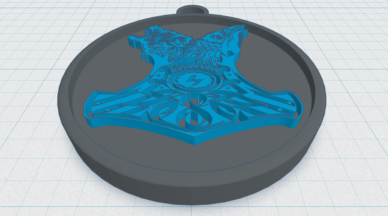 Viking / Norse Thor's Hammer 47 by Peter Ennist Download free STL