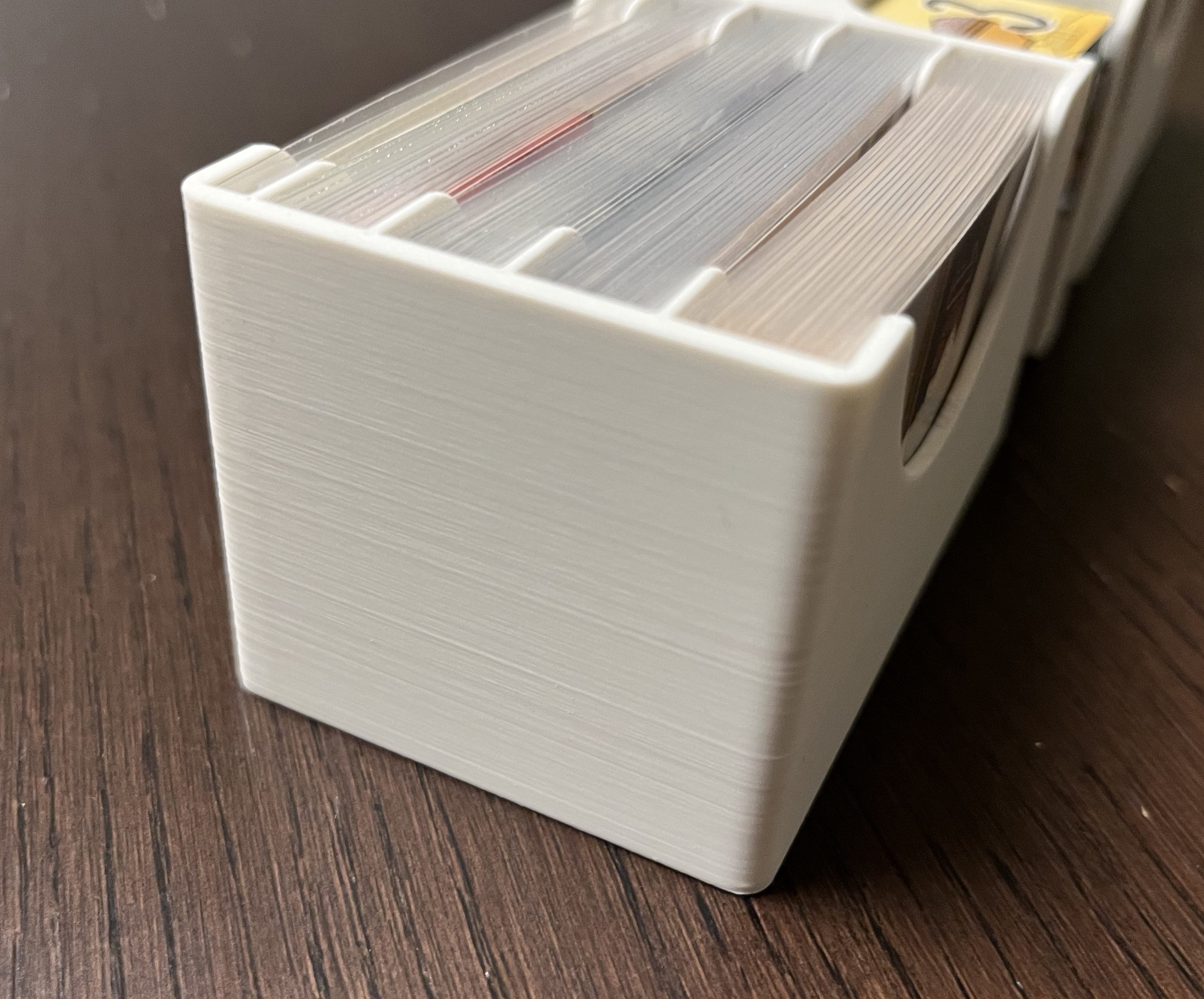 No text cards box for "White Castle with Matcha Insert / Organizer - Also Fits Promos"