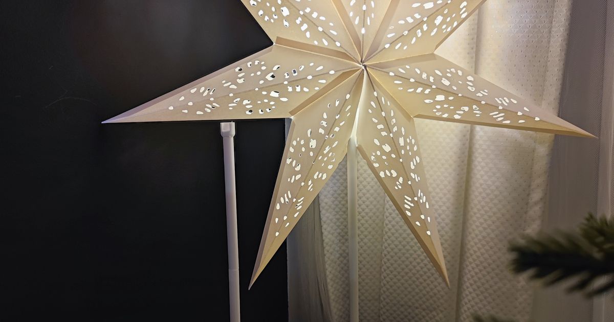 IKEA STRALA Tischleuchtenfuß für Stern (STRÅLA Table lamp base for star