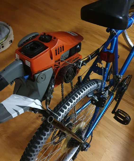 DIY Chainsaw-bike : 13 Steps (with Pictures) - Instructables