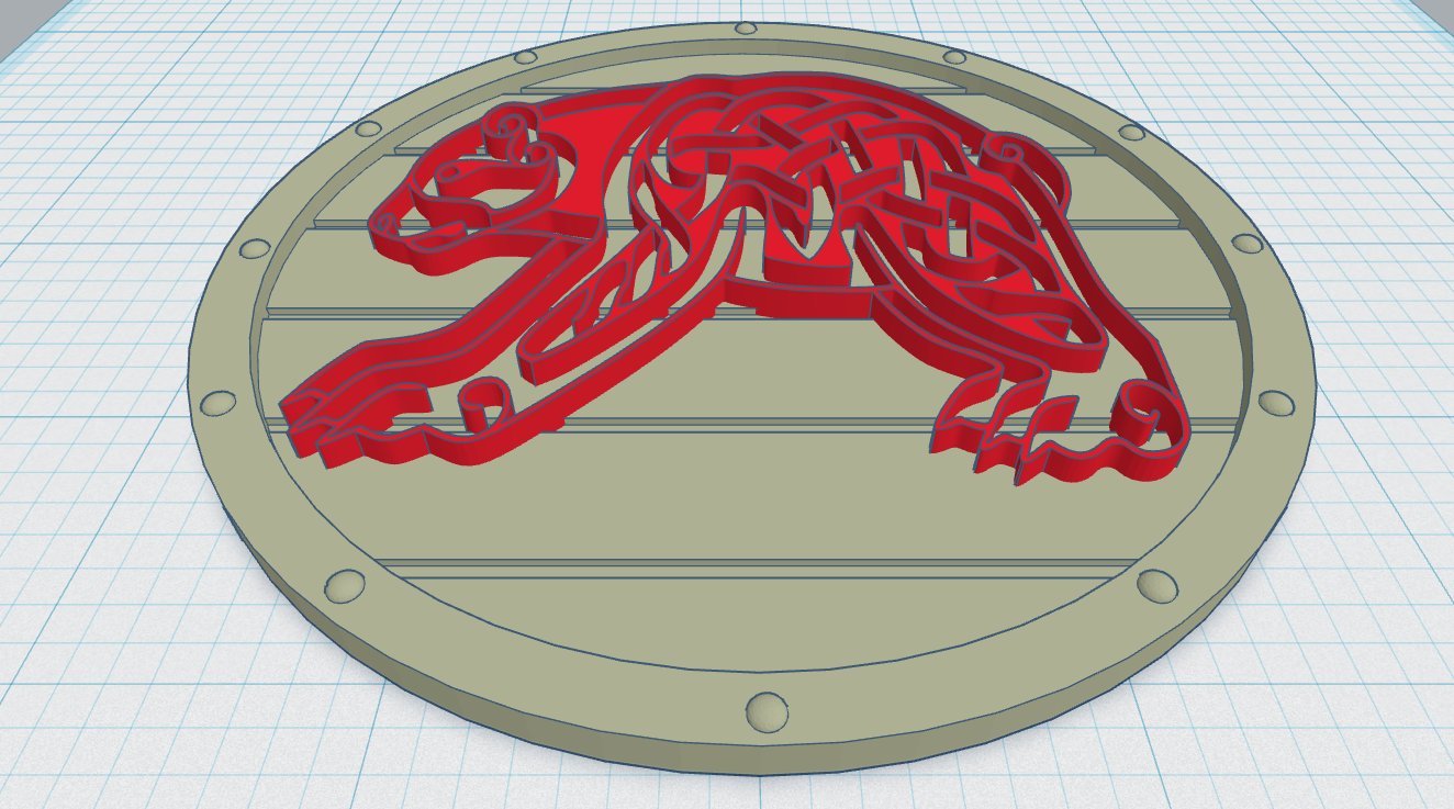 Viking Shield Coaster 1