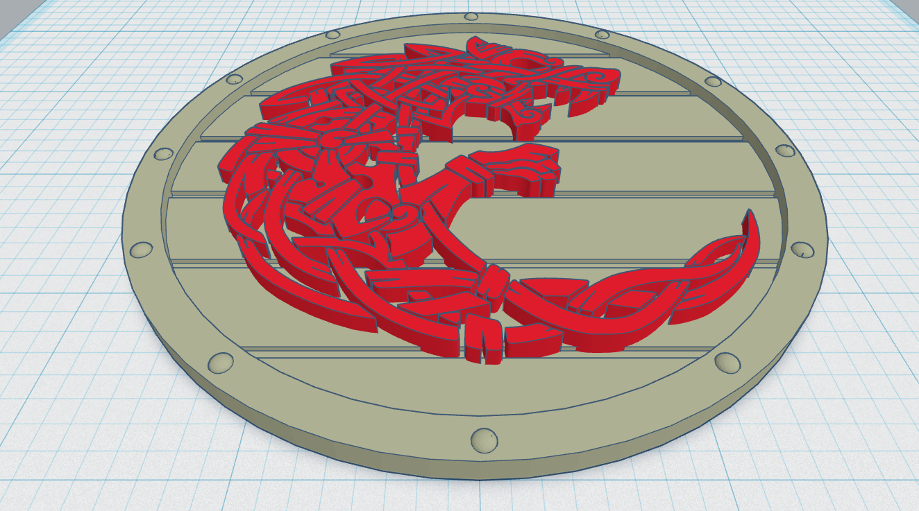 Viking Shield Coaster 2