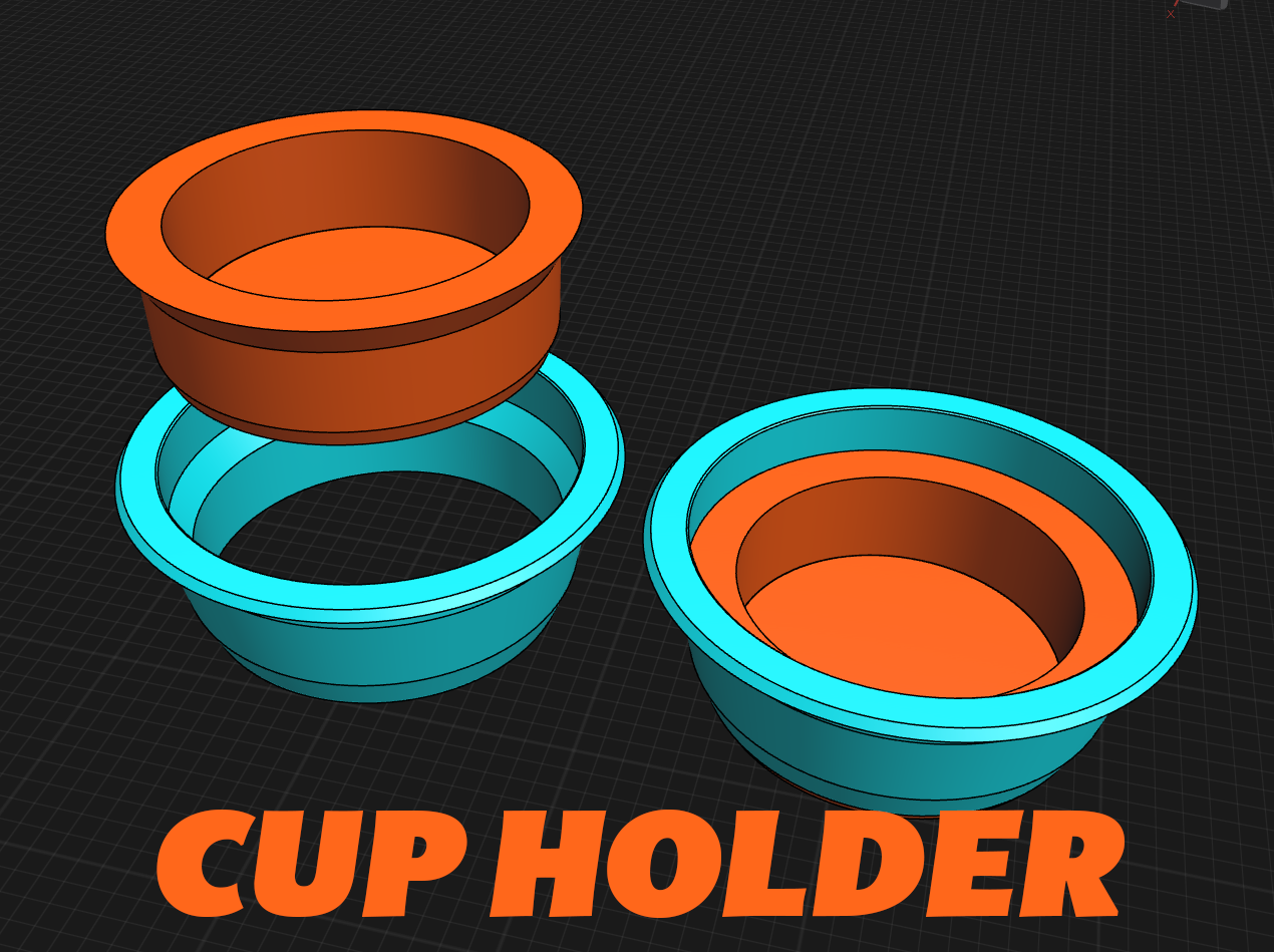 Cup Holder Cup Holder by DrewDeeDoo Download free STL model